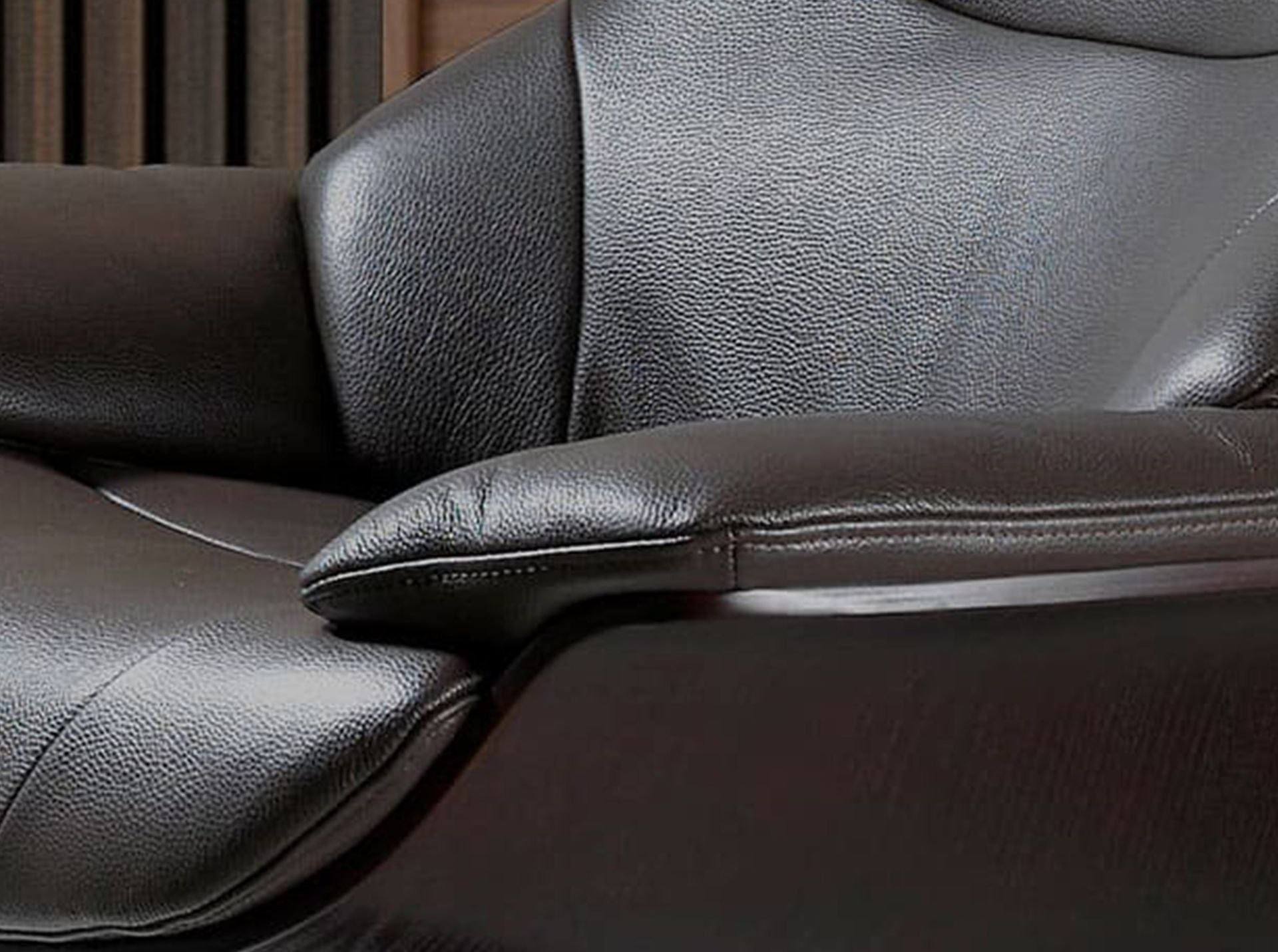 Chocolate Brown Leather Armchair