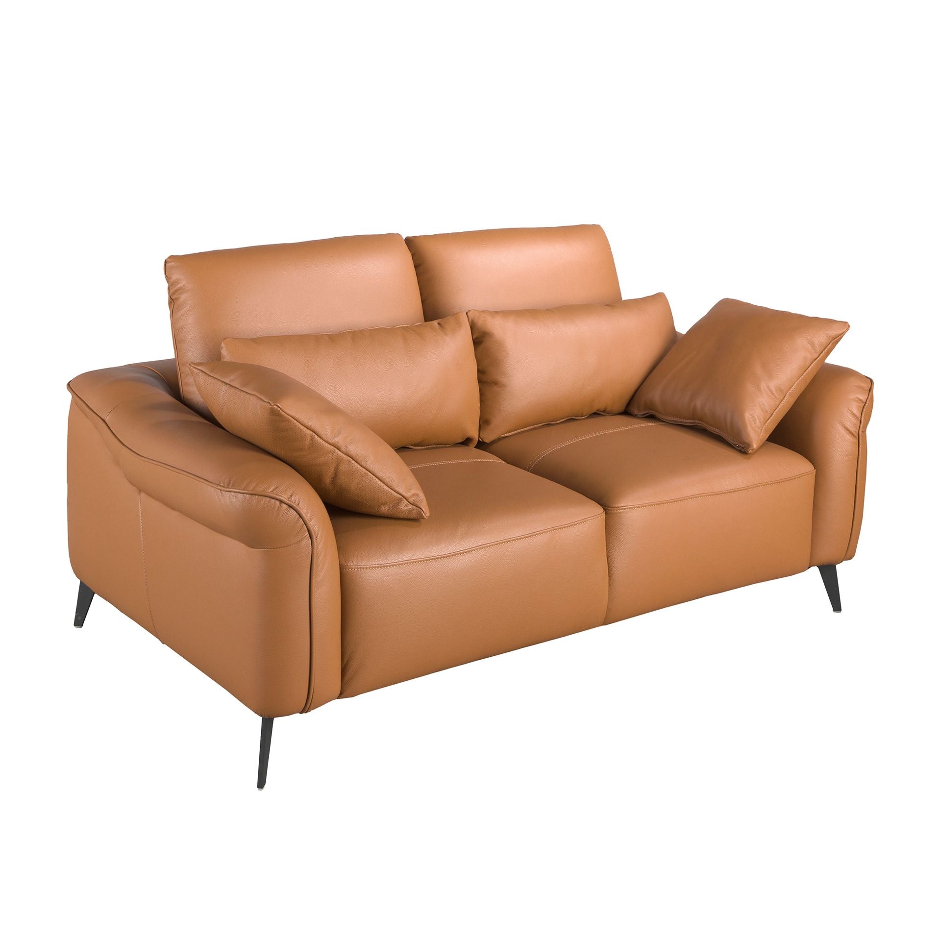 Seater Sofa Brown Leather