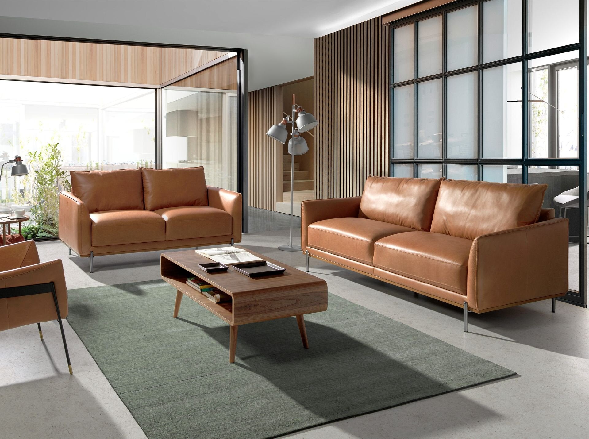 3 seater Sofa Brown Leather