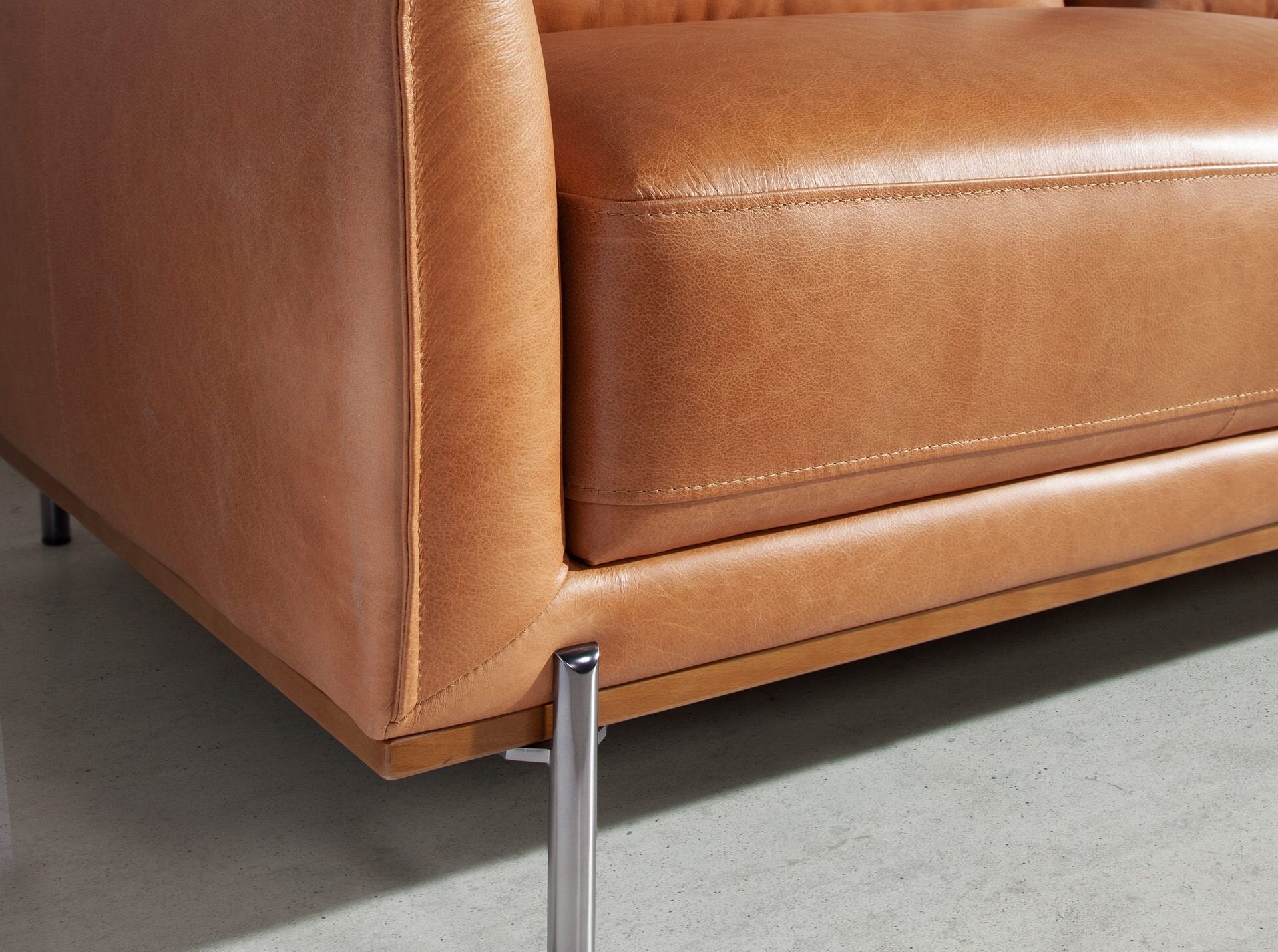 3 seater Sofa Brown Leather