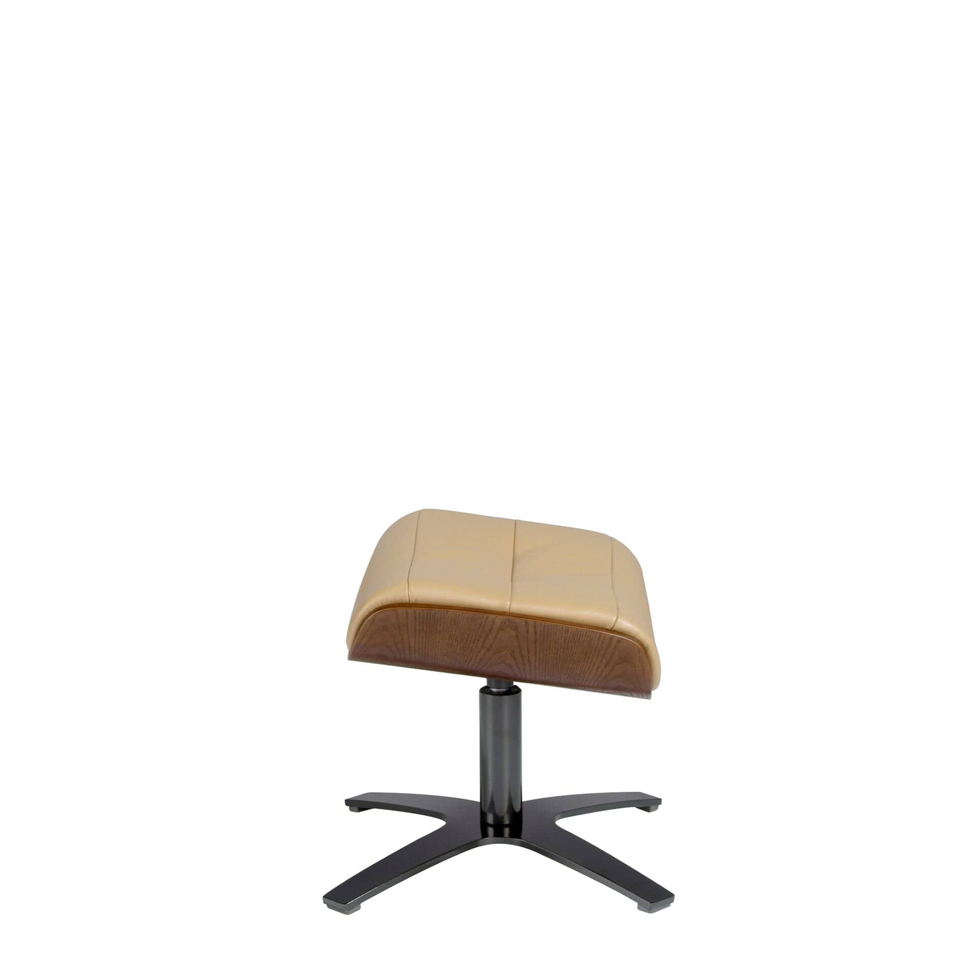 Sand Leather Ottoman