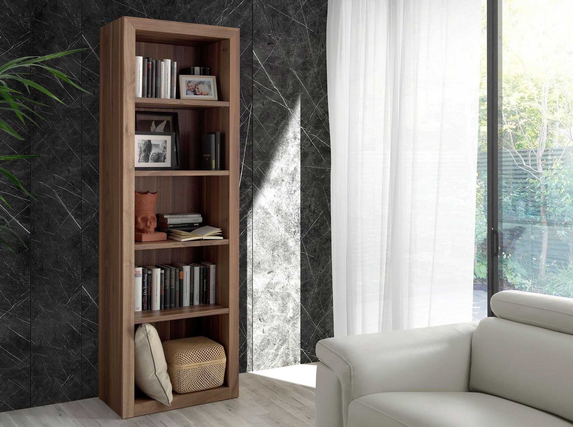 Walnut Wooden Shelf S1