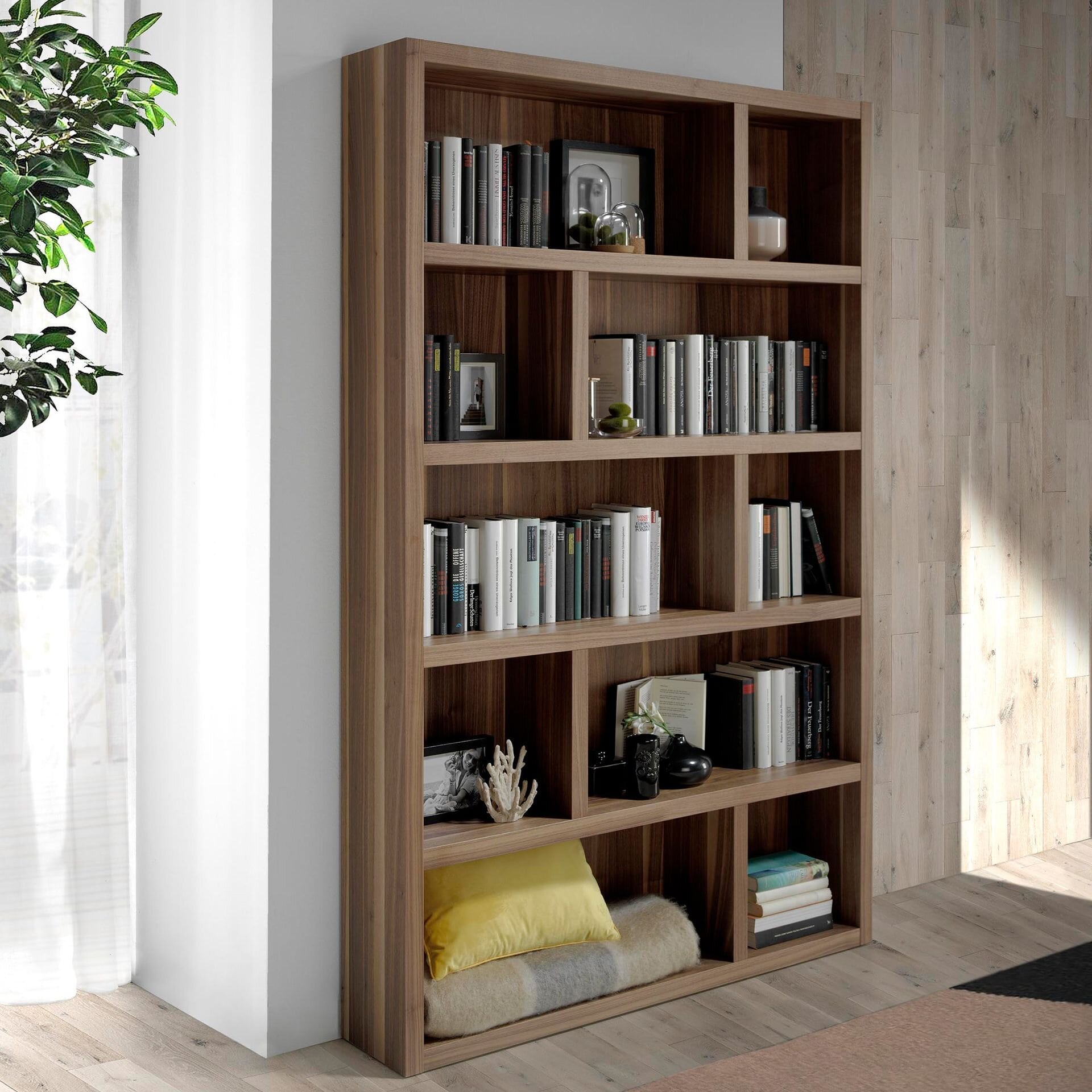 Walnut Wooden Shelf S2