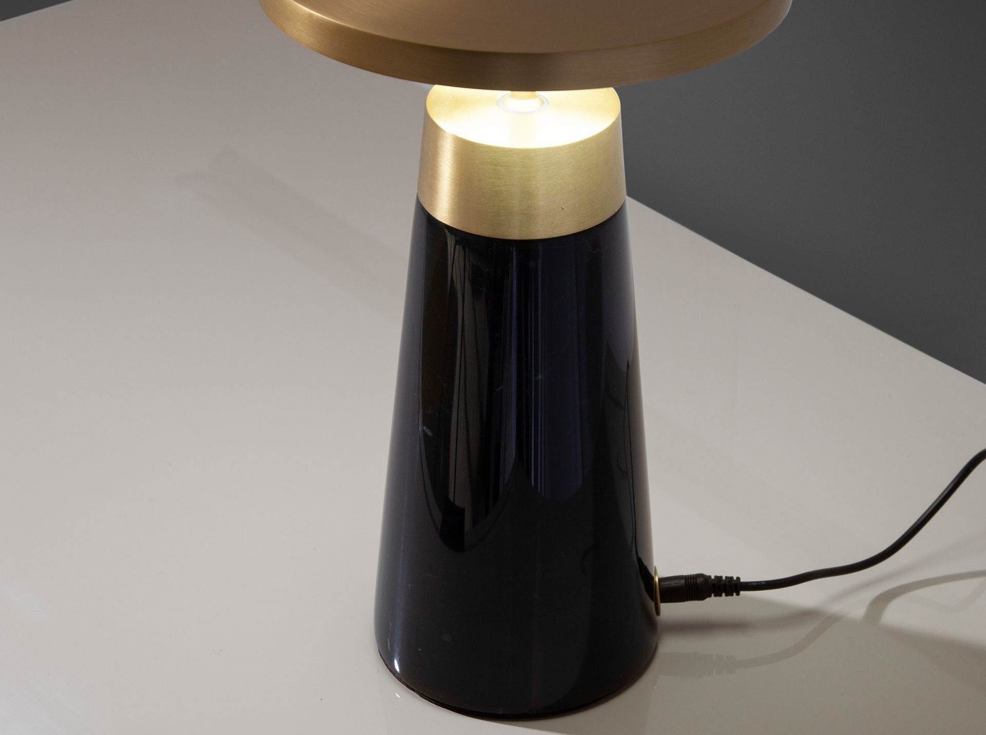 Table Lamp Black Marble