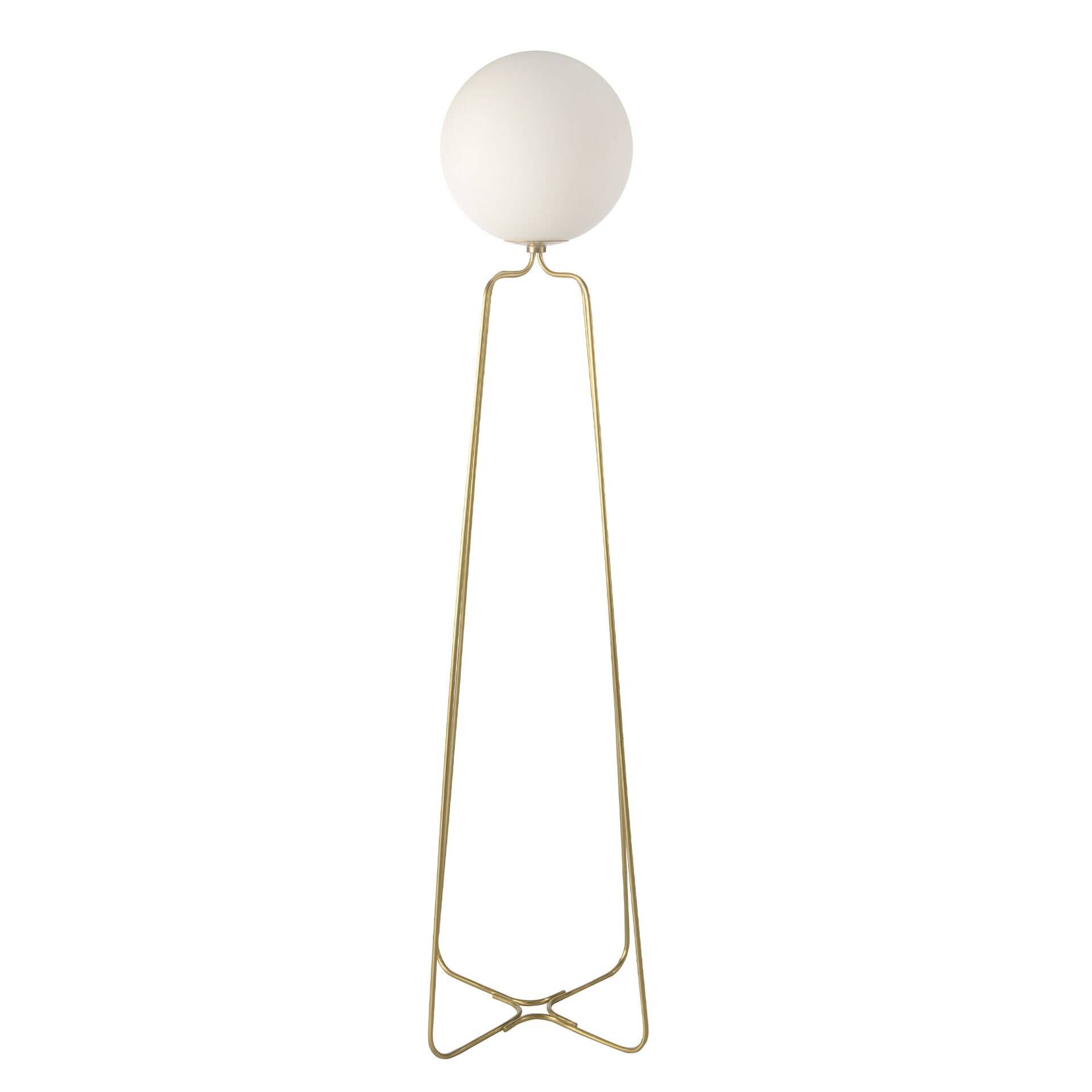 Floor Lamp Golden White S1