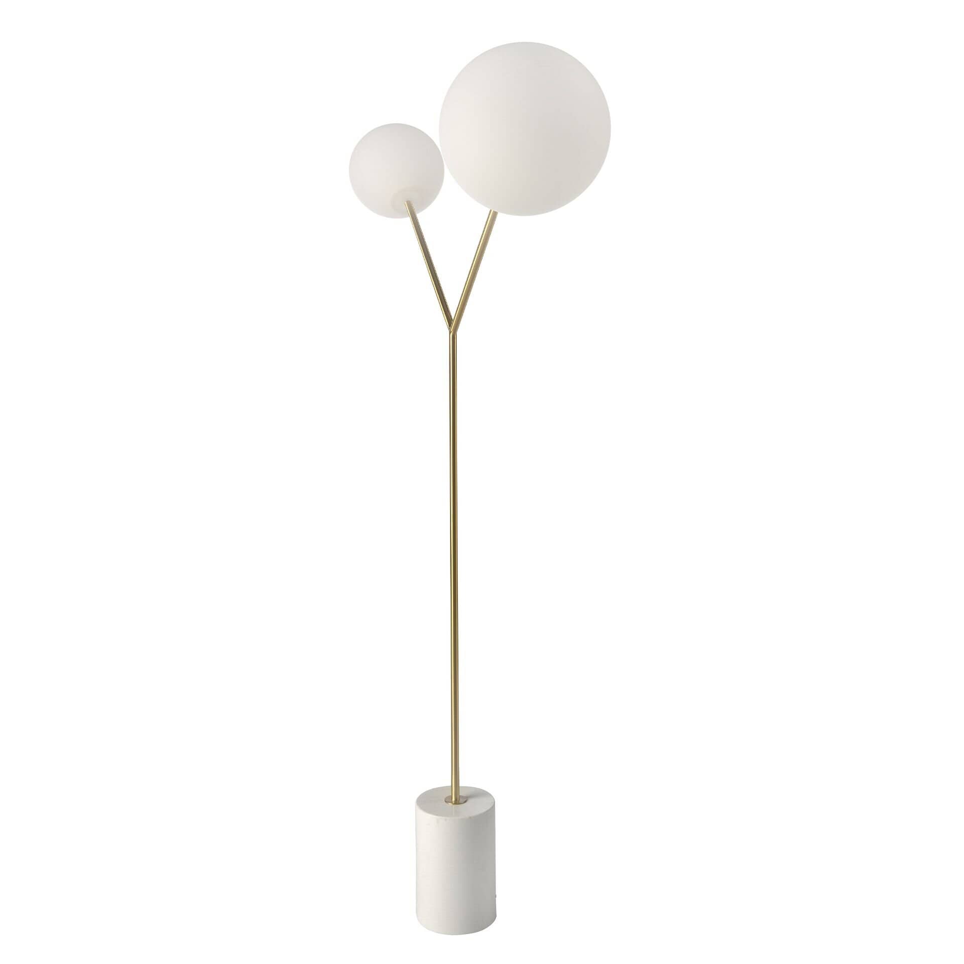 Floor Lamp Golden White S2