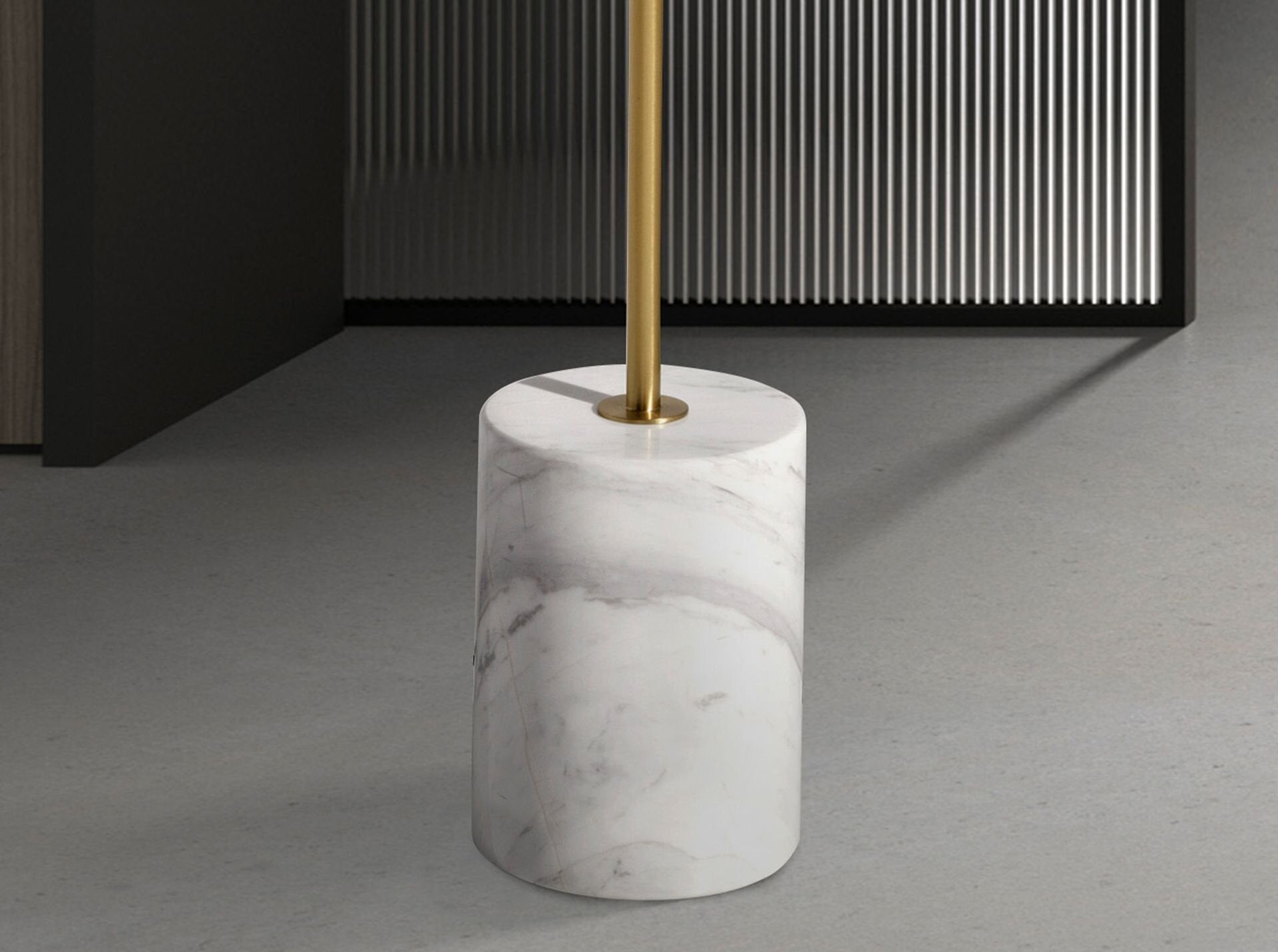 Floor Lamp Golden White S2