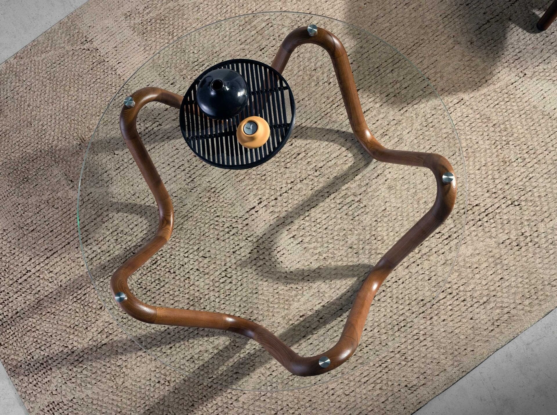 Round Glass Coffee Table