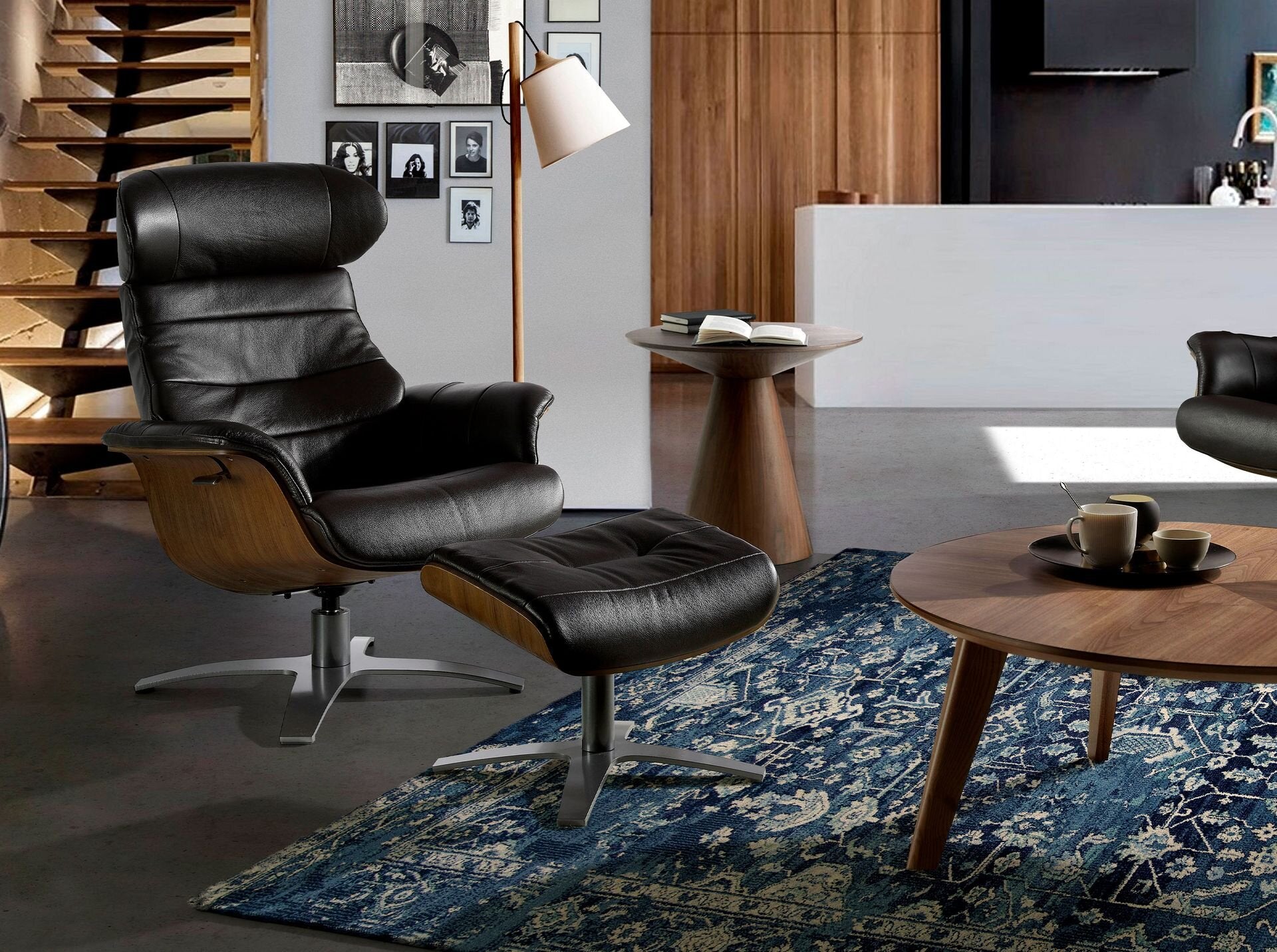 Chocolate Brown Leather Armchair