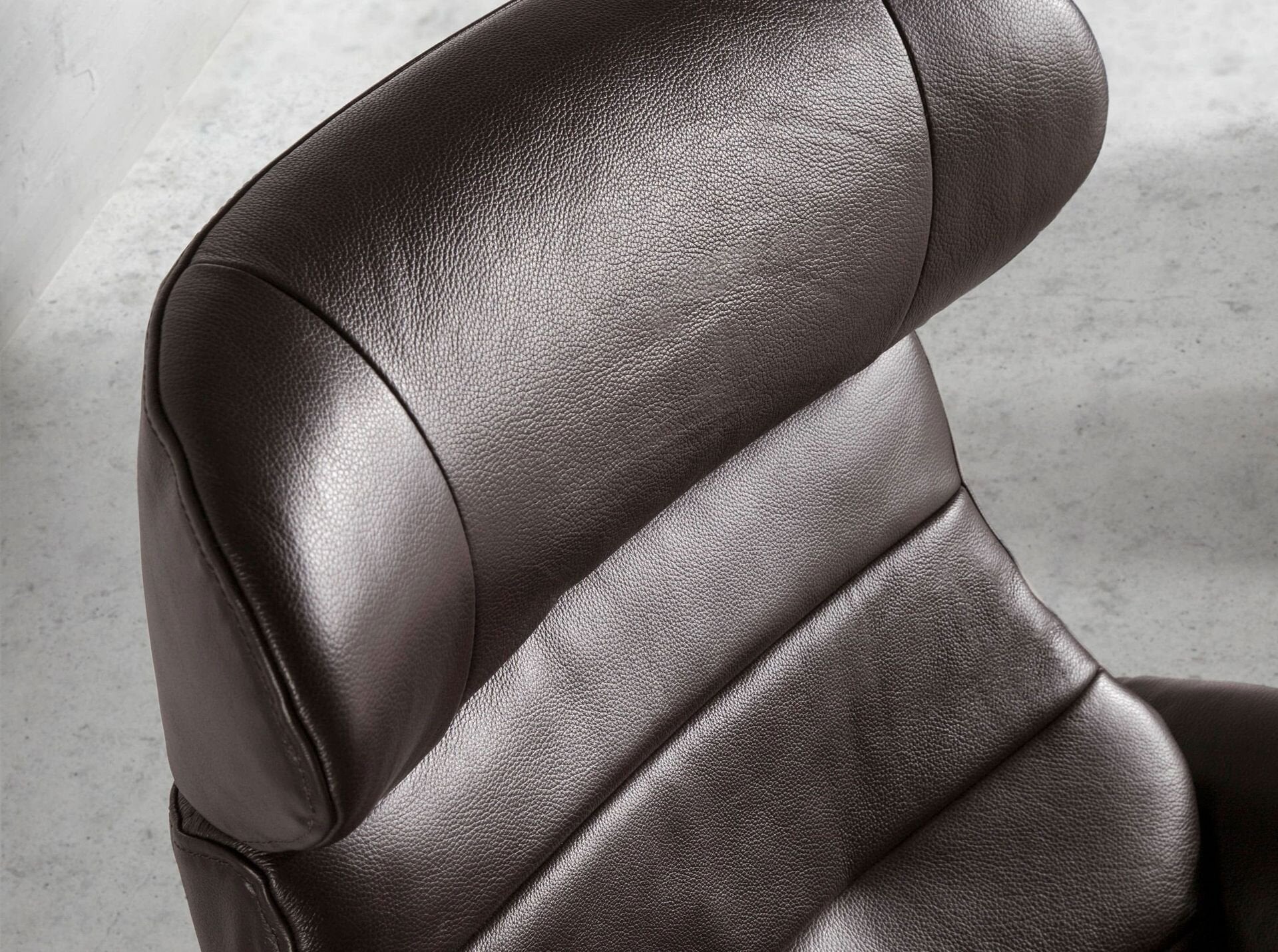 Chocolate Brown Leather Armchair