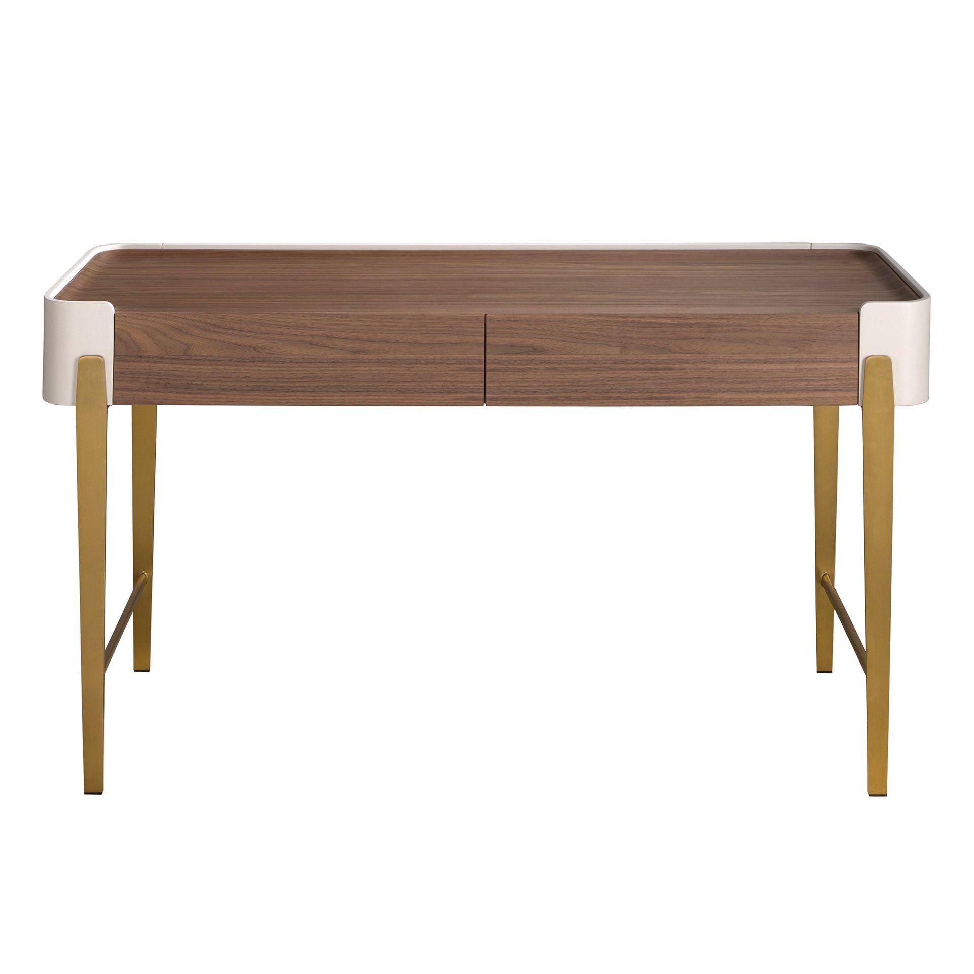 Desk in walnut