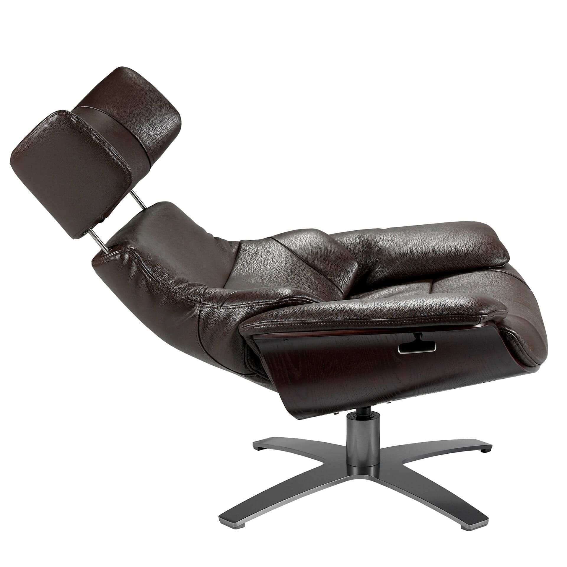 Chocolate Brown Leather Armchair