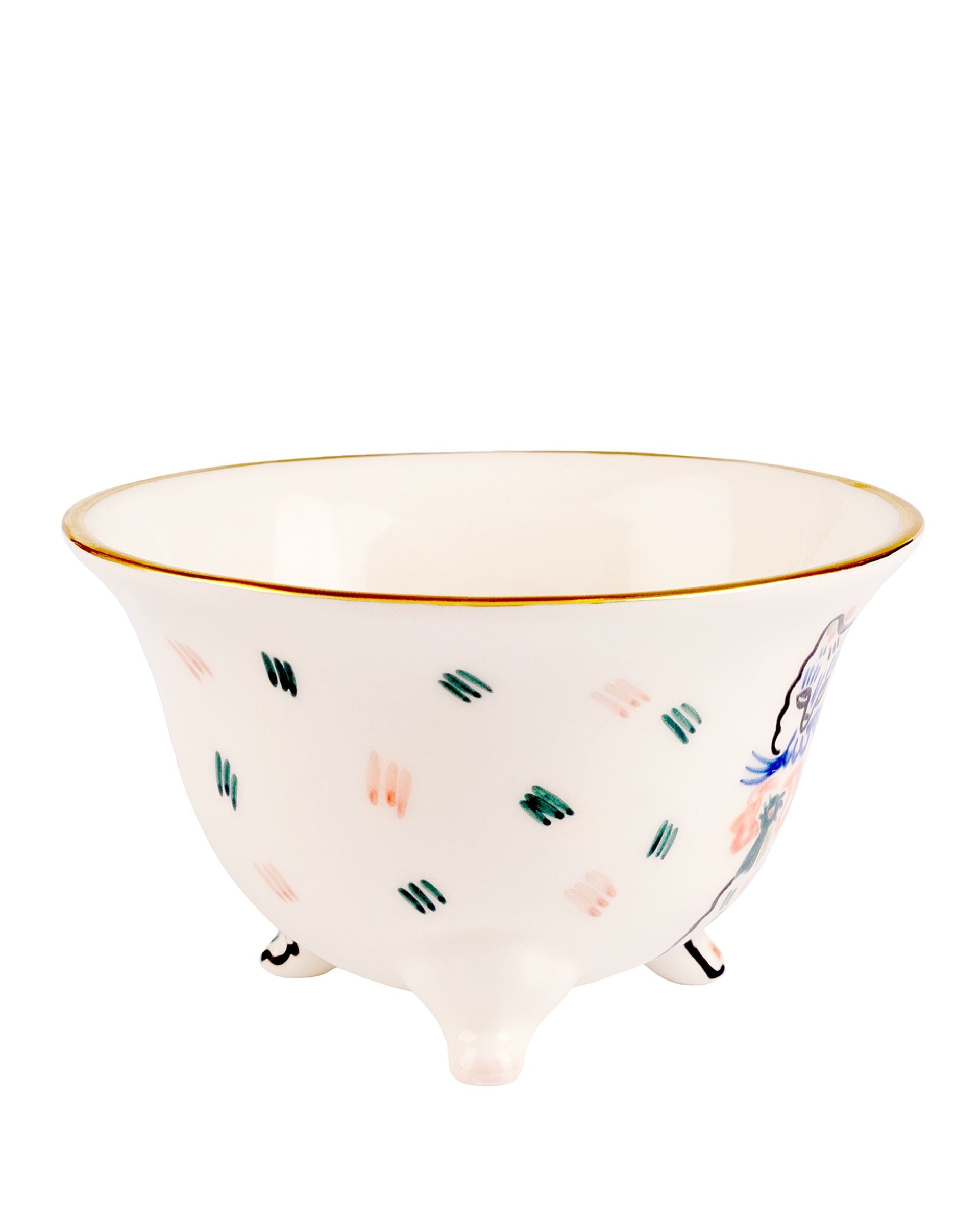 Ceramic cup with a kitten