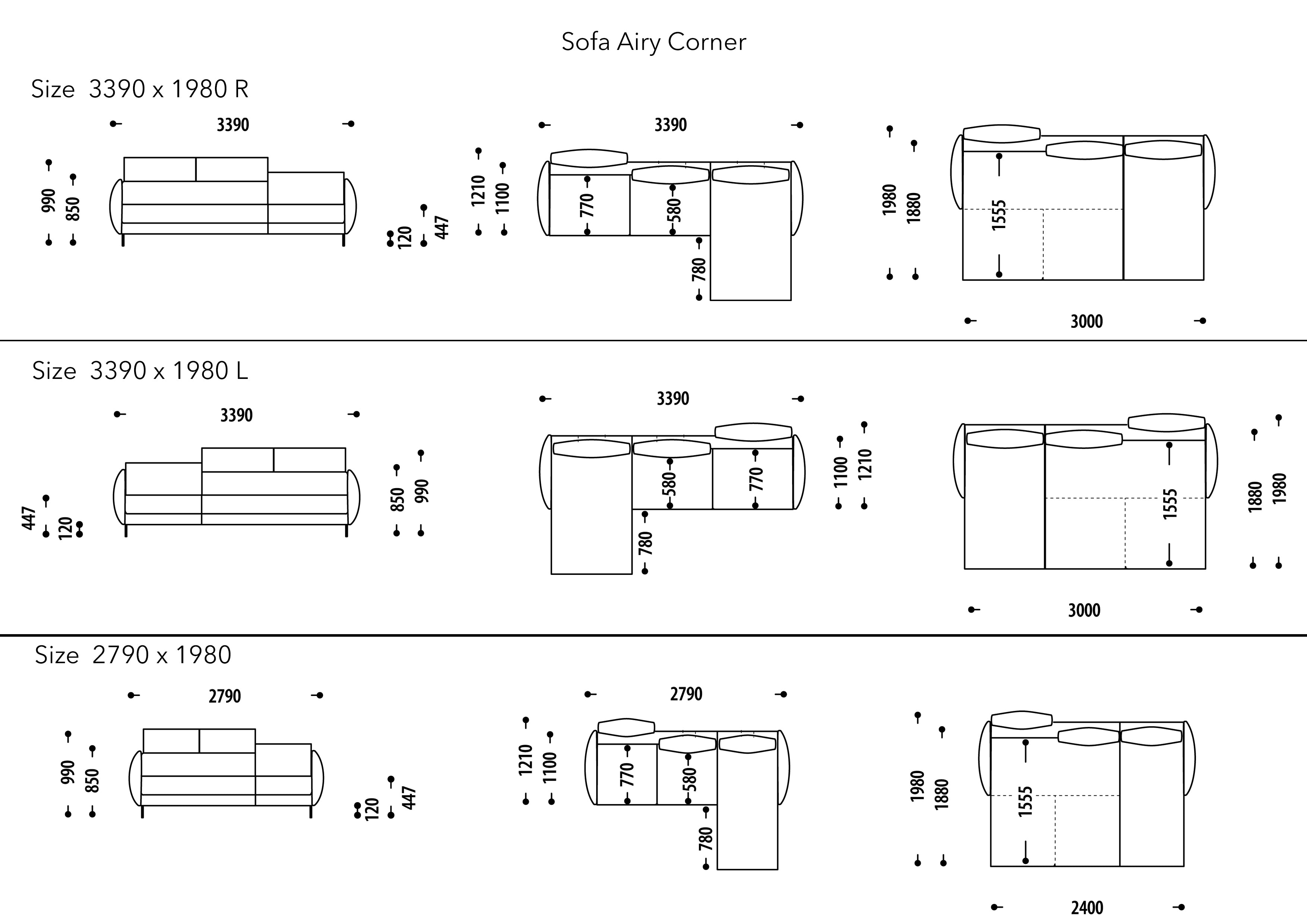 Sofa Airy Corner