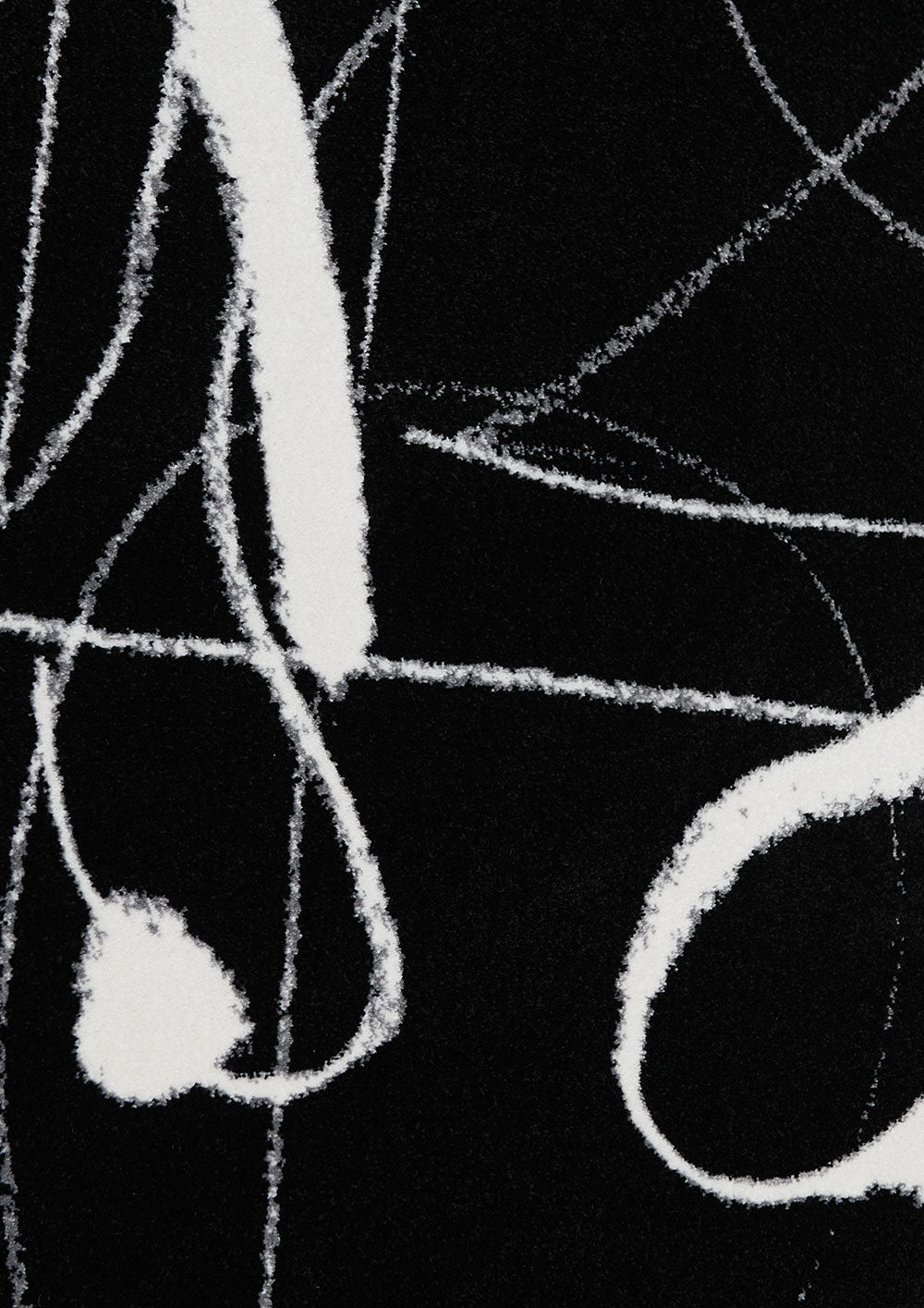 Two Women Rug in Black
