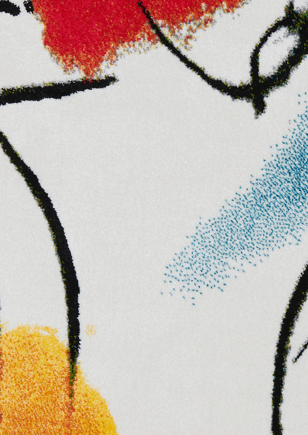 Woman Laing Rug in Color