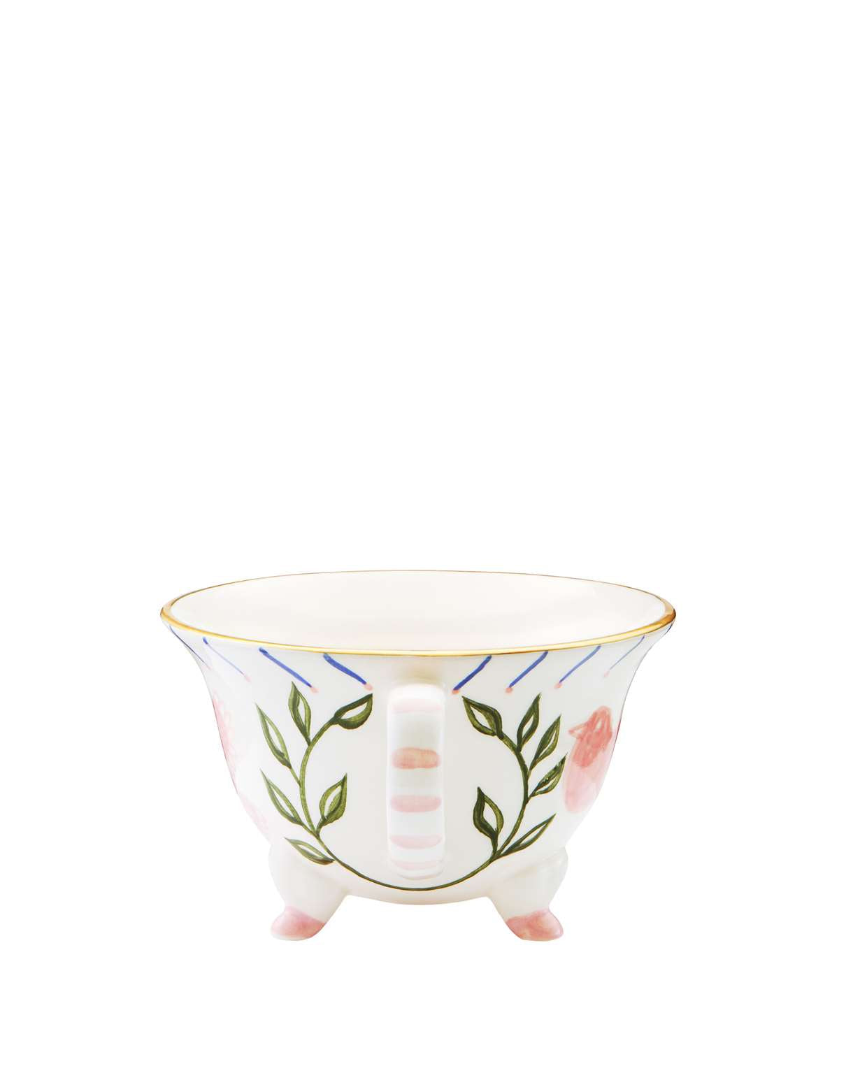 Ceramic cup with birds