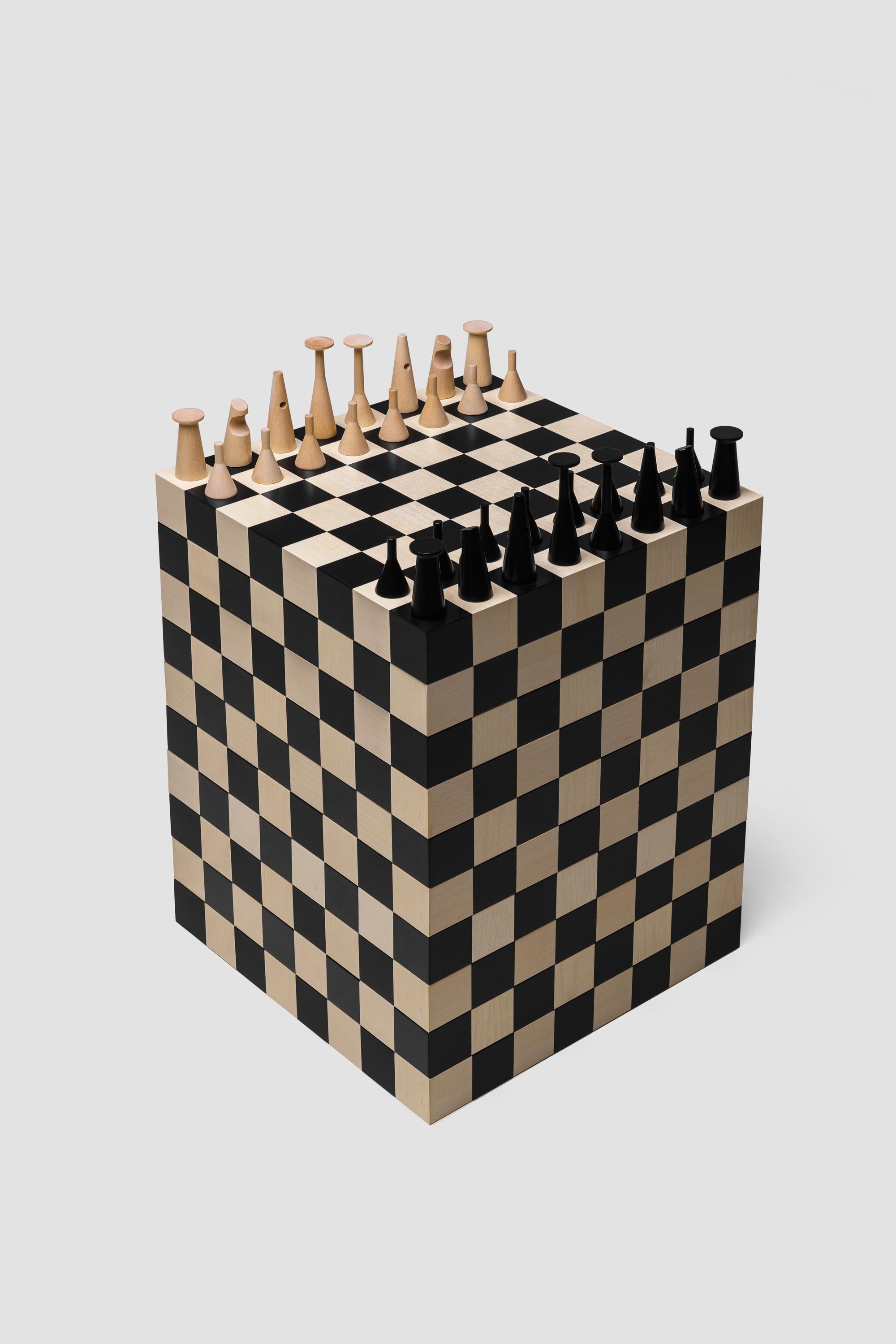 Maple wood chess table