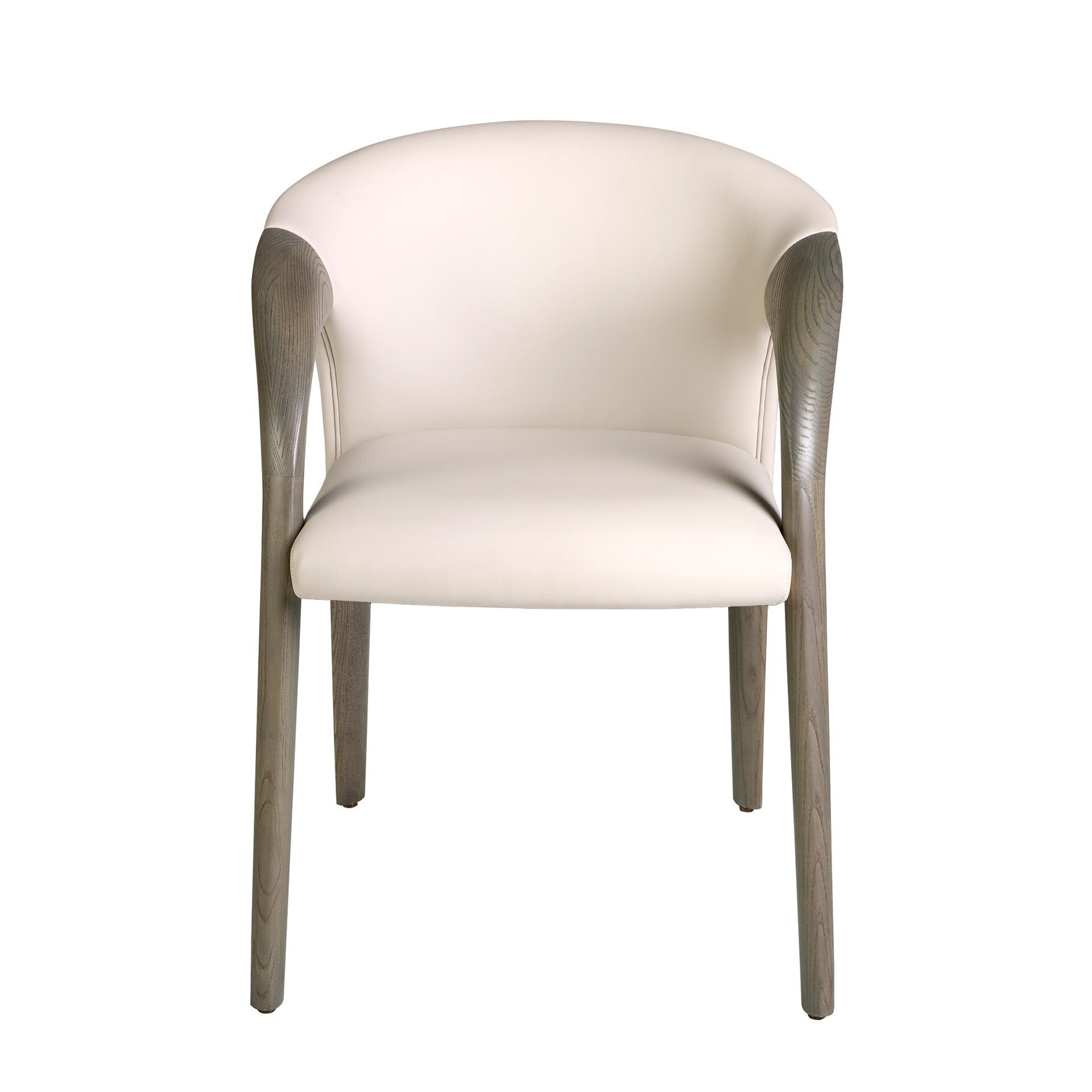 Cream Leatherette Chair