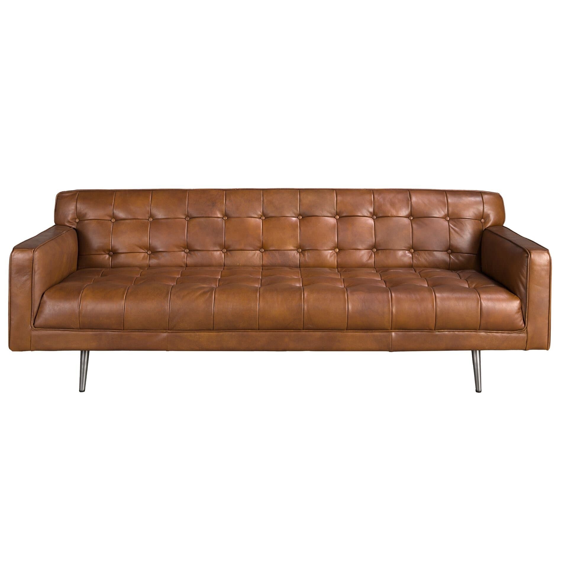 Chester 3 seater Sofa in Dark Brown Leather