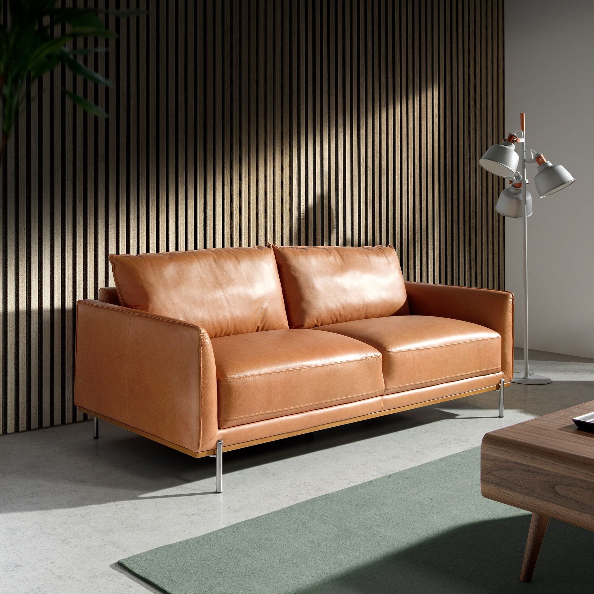 3 seater Sofa Brown Leather