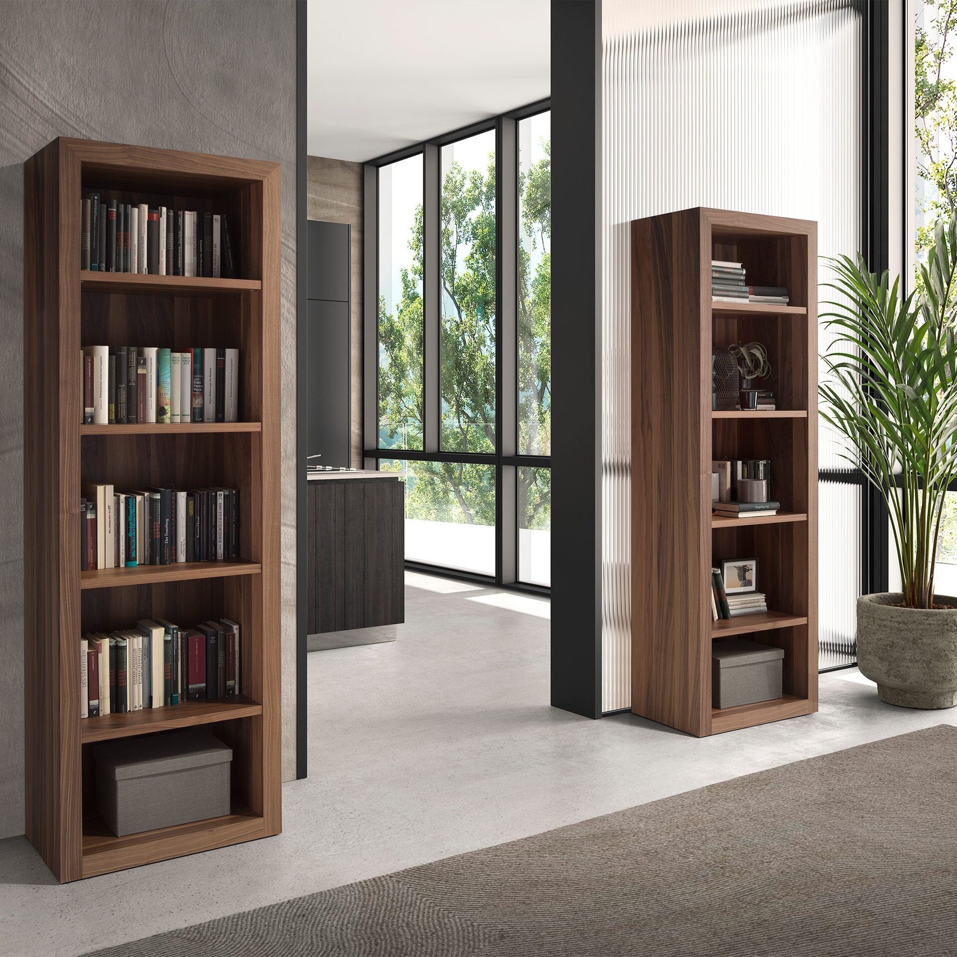 Walnut Wooden Shelf S1