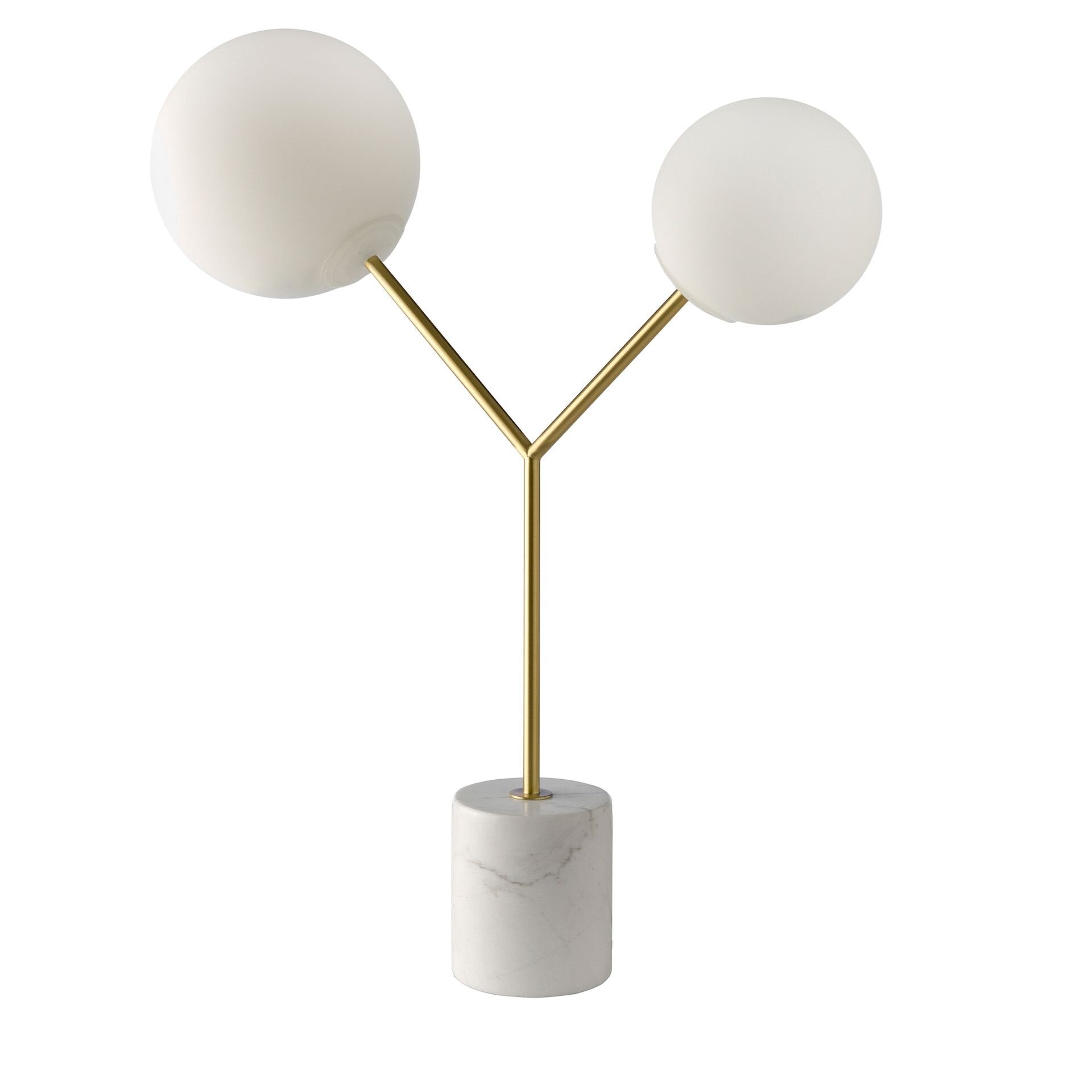 Table Lamp White Marble
