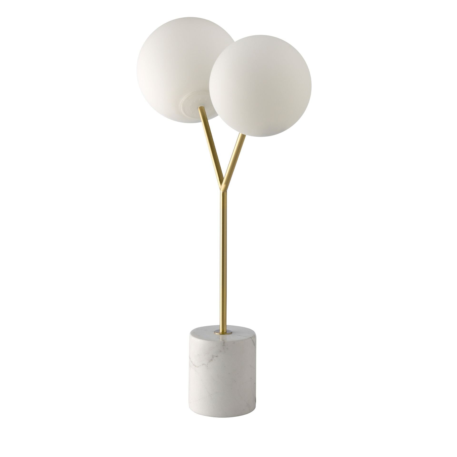 Table Lamp White Marble