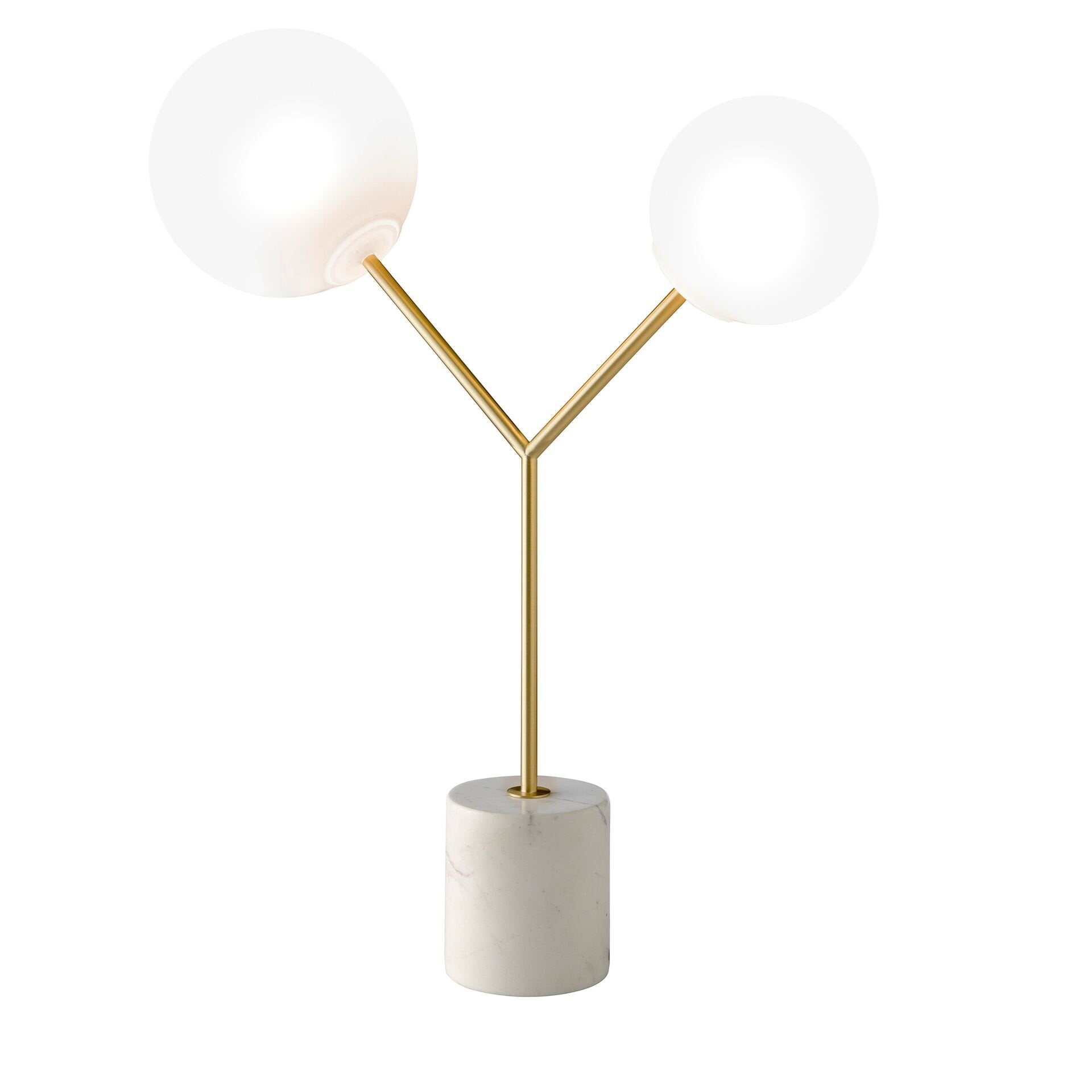 Table Lamp White Marble