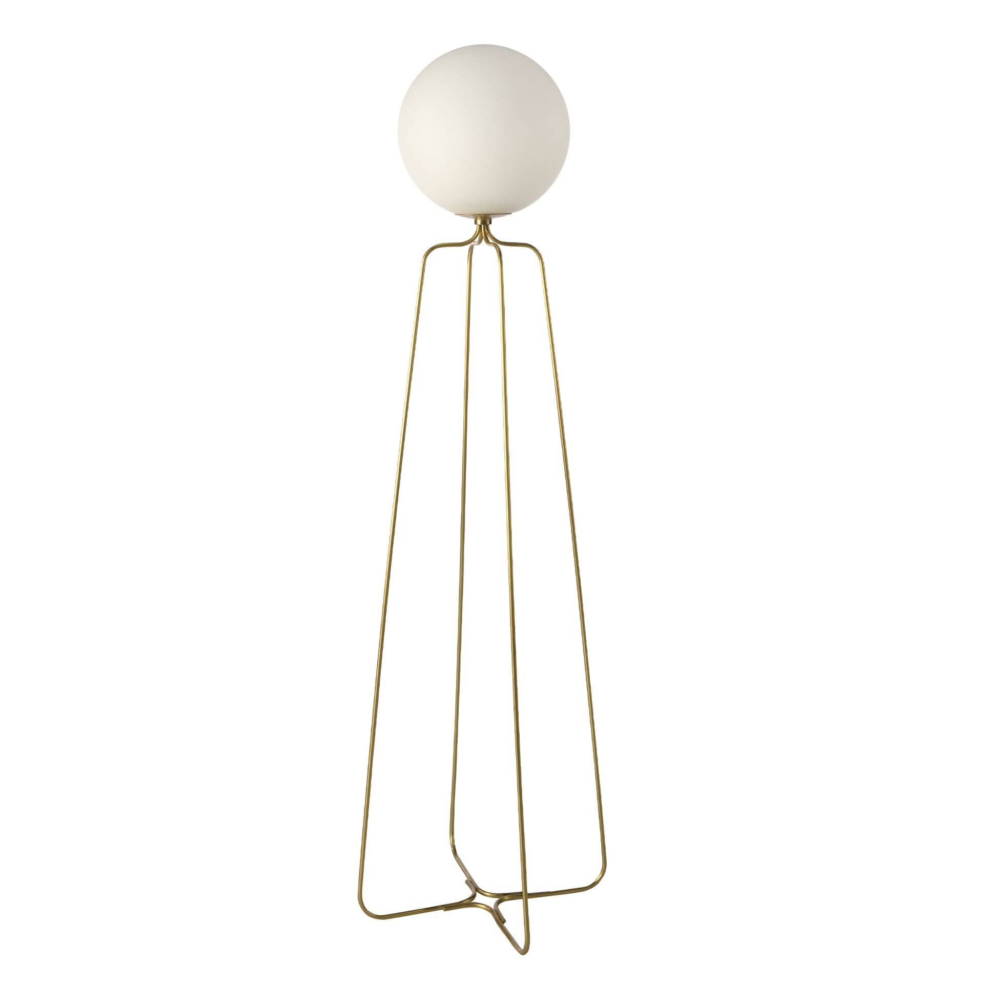 Floor Lamp Golden White S1