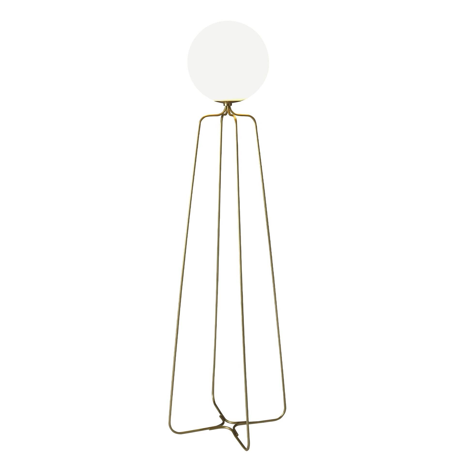 Floor Lamp Golden White S1
