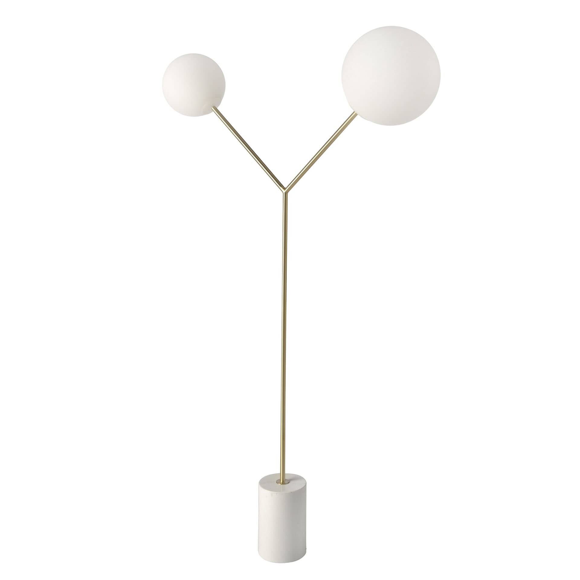 Floor Lamp Golden White S2