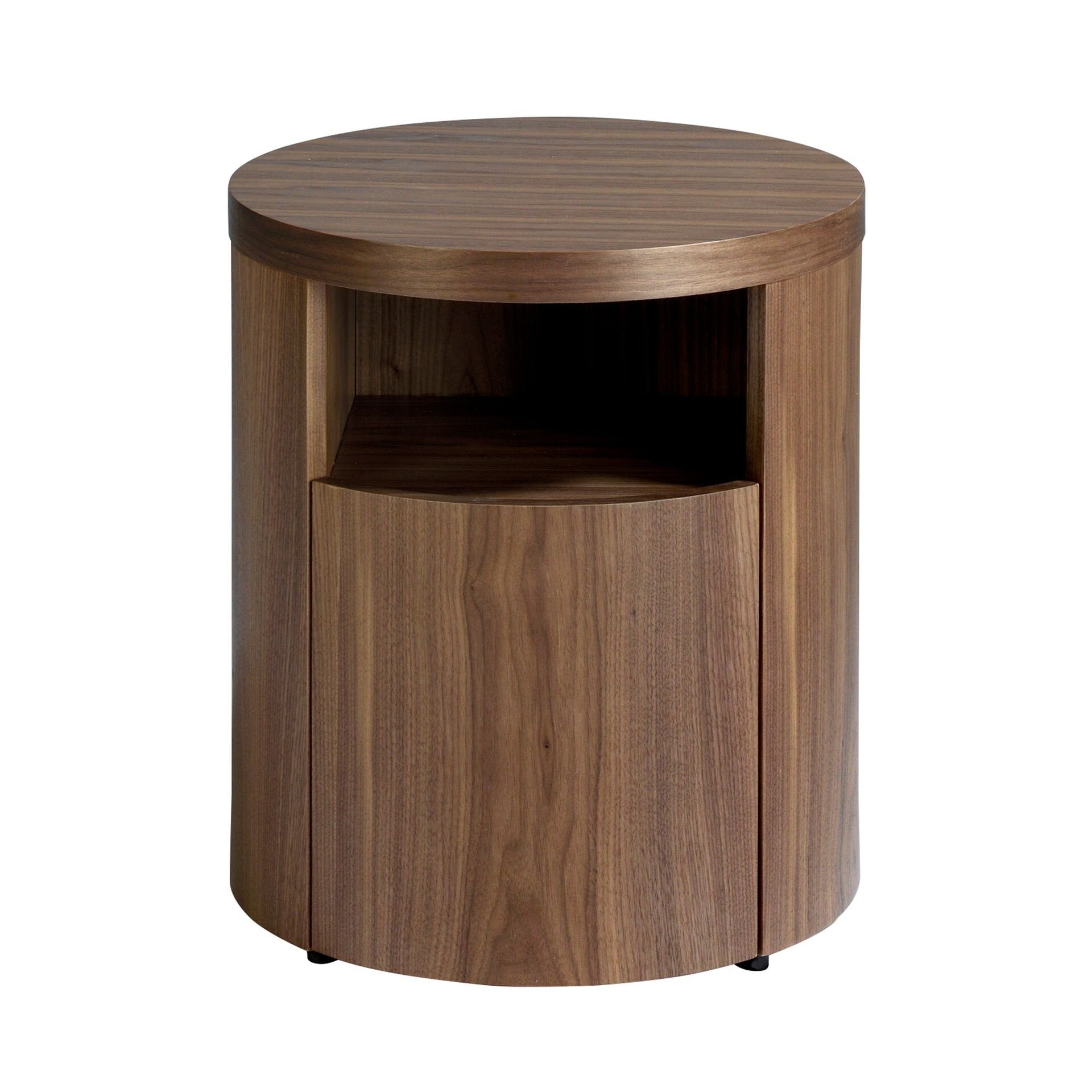 Bedside table walnut