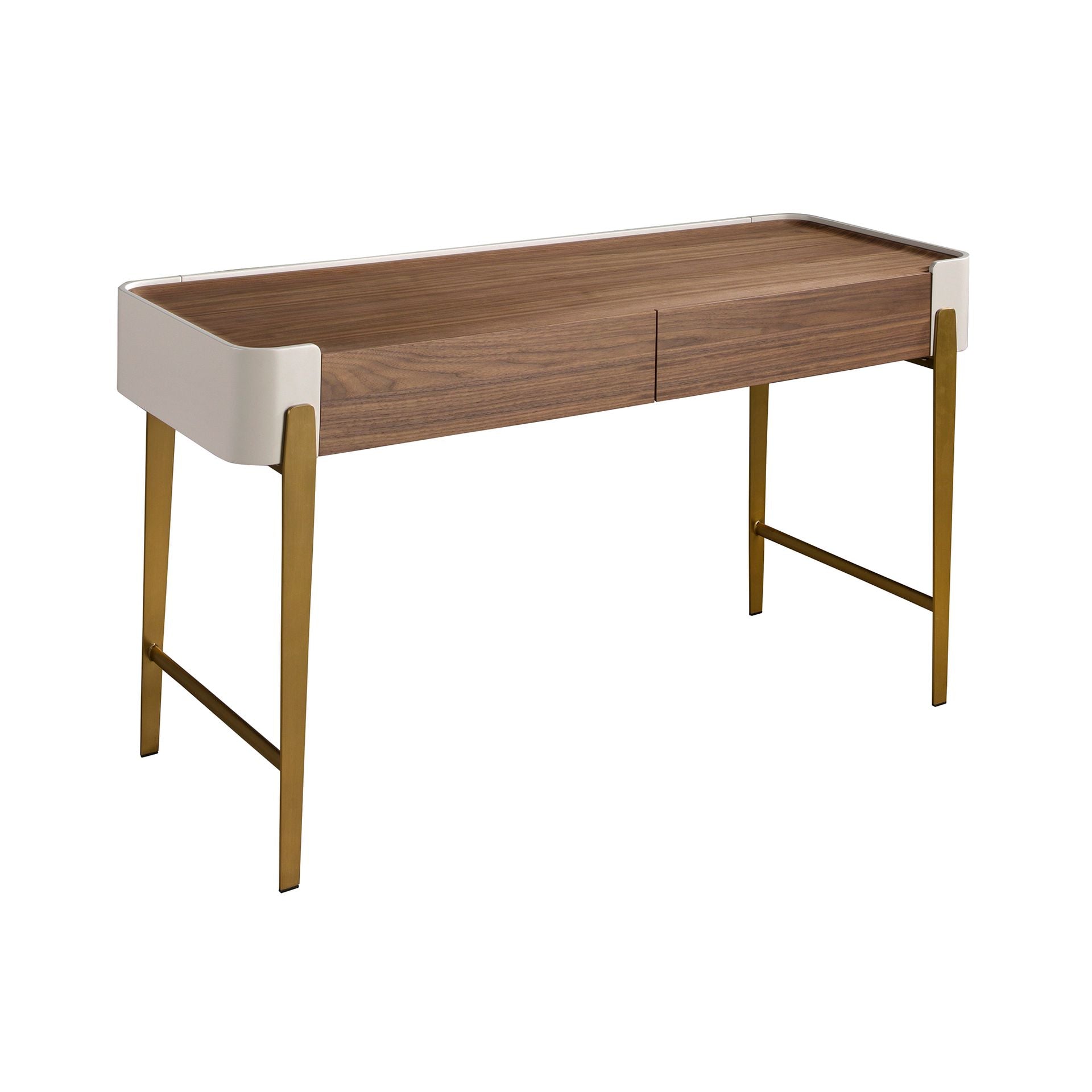 Desk in walnut
