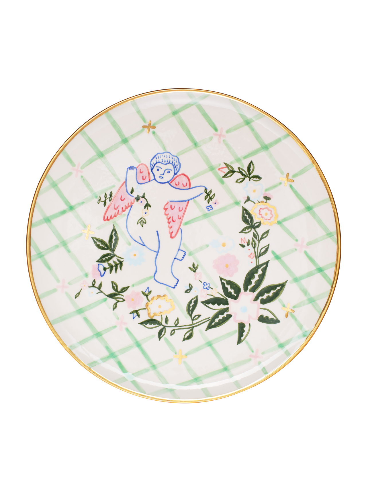 PLATE WITH AN ANGEL